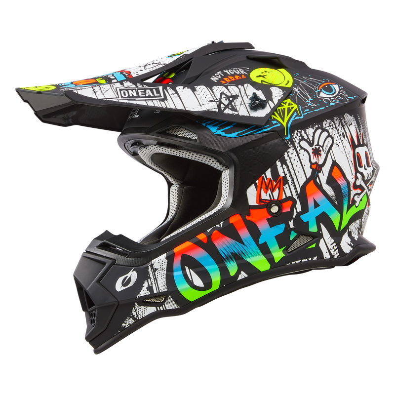 Load image into Gallery viewer, O'Neal 2 SRS Rancid V.24 Helmet Black/White