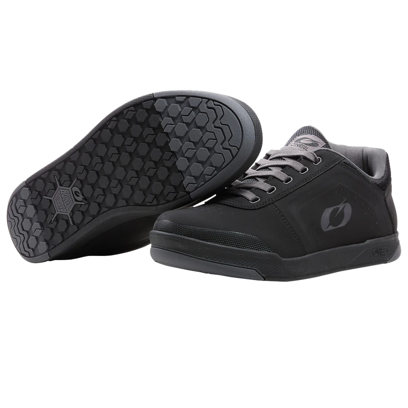 Load image into Gallery viewer, O'Neal PINNED PRO FLAT SHOE BLACK / GRAY