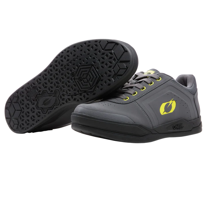 Load image into Gallery viewer, O'Neal Pinned SPD Shoe Gray/Neon Yellow