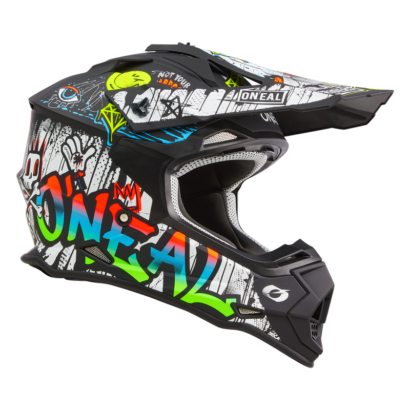 Load image into Gallery viewer, O'Neal 2 SRS Rancid V.24 Helmet Black/White