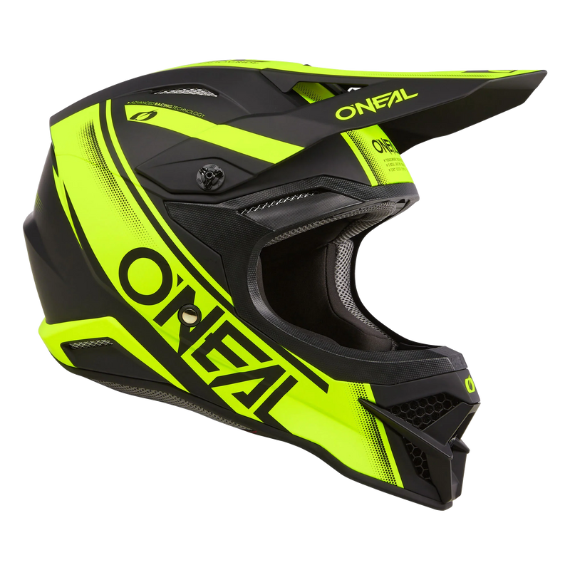 Load image into Gallery viewer, O'Neal 3 SRS Racewear V.24 Helmet Black/Neon
