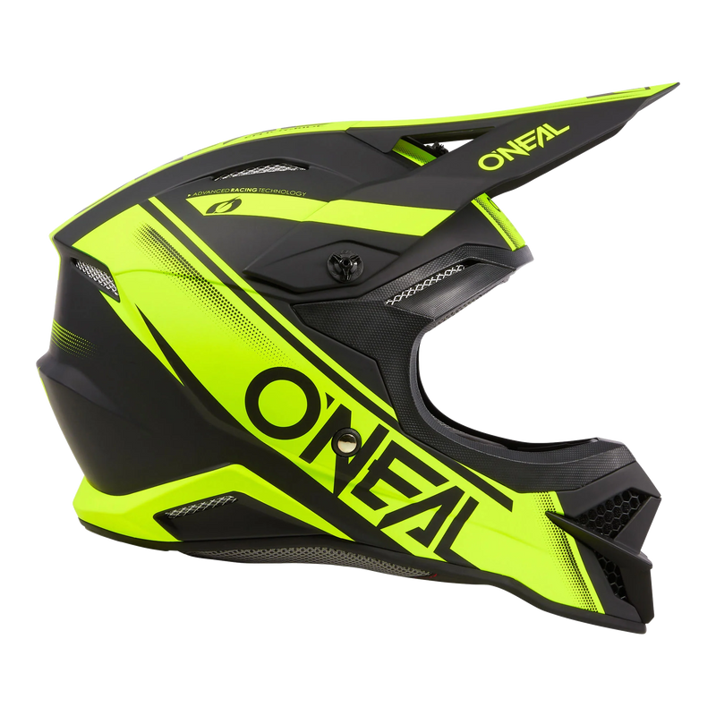 Load image into Gallery viewer, O'Neal 3 SRS Racewear V.24 Helmet Black/Neon