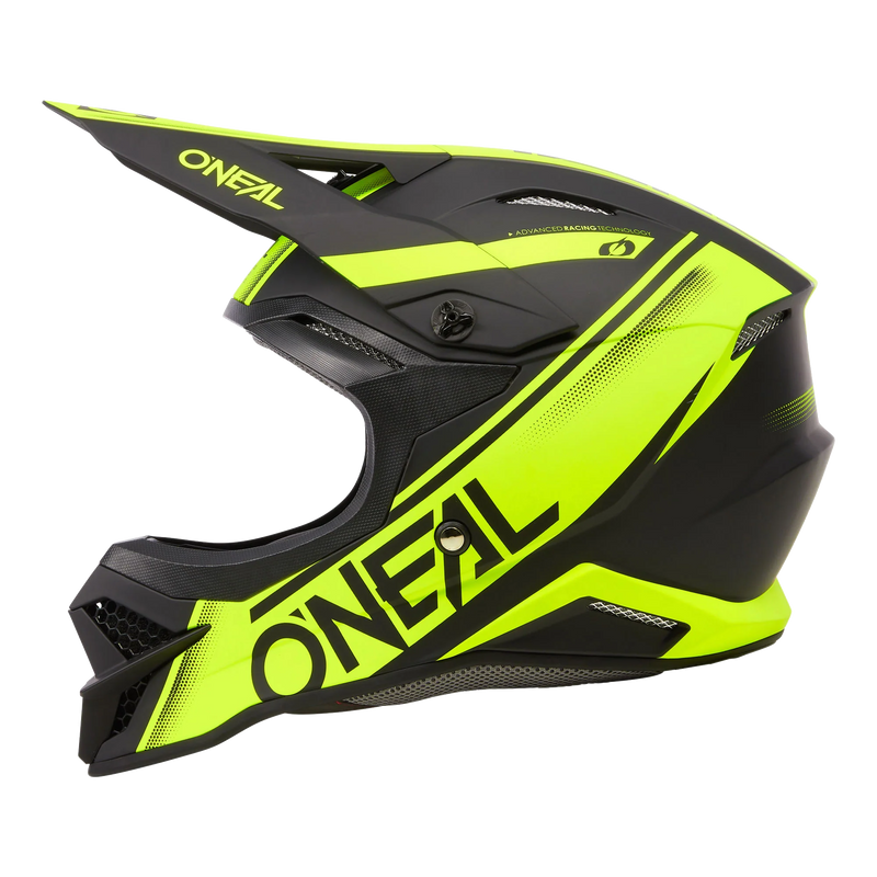 Load image into Gallery viewer, O'Neal 3 SRS Racewear V.24 Helmet Black/Neon