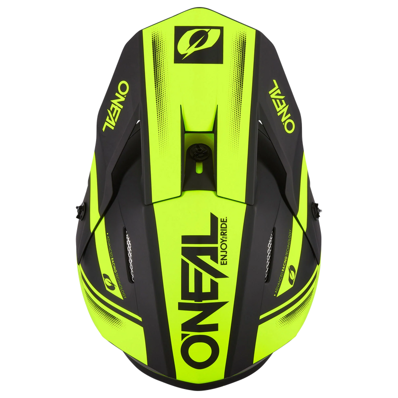 Load image into Gallery viewer, O'Neal 3 SRS Racewear V.24 Helmet Black/Neon