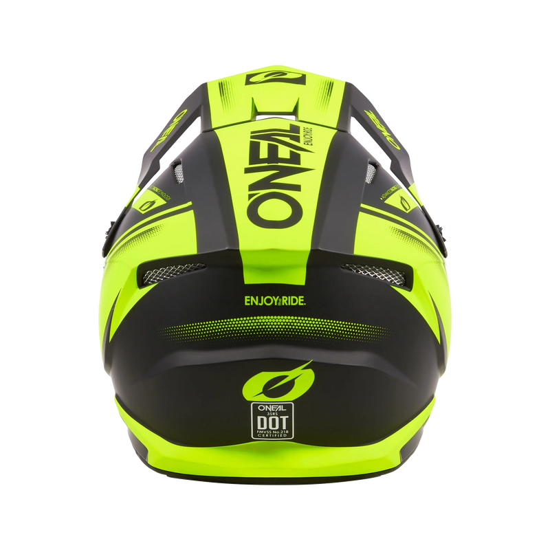 Load image into Gallery viewer, O'Neal 3 SRS Racewear V.24 Helmet Black/Neon