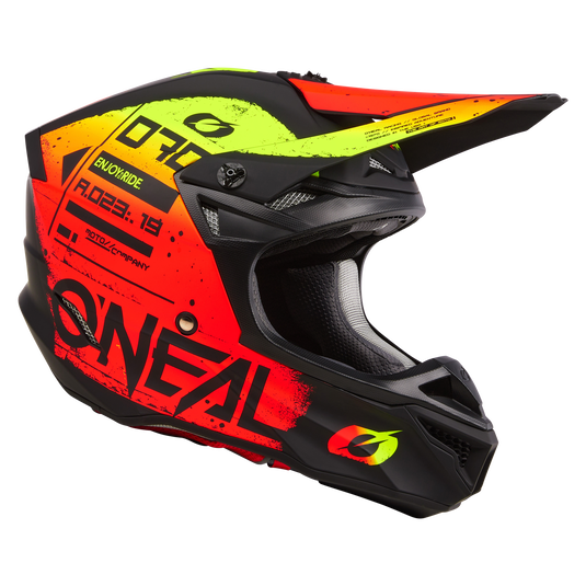 O'Neal 5 SRS Scarz V.24 Helmet Black/Red