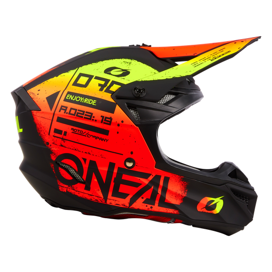 O'Neal 5 SRS Scarz V.24 Helmet Black/Red