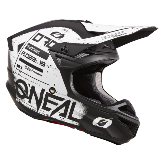 O'Neal 5 SRS Scarz V.24 Helmet Black/White