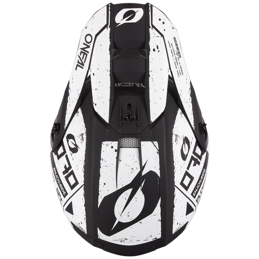 O'Neal 5 SRS Scarz V.24 Helmet Black/White