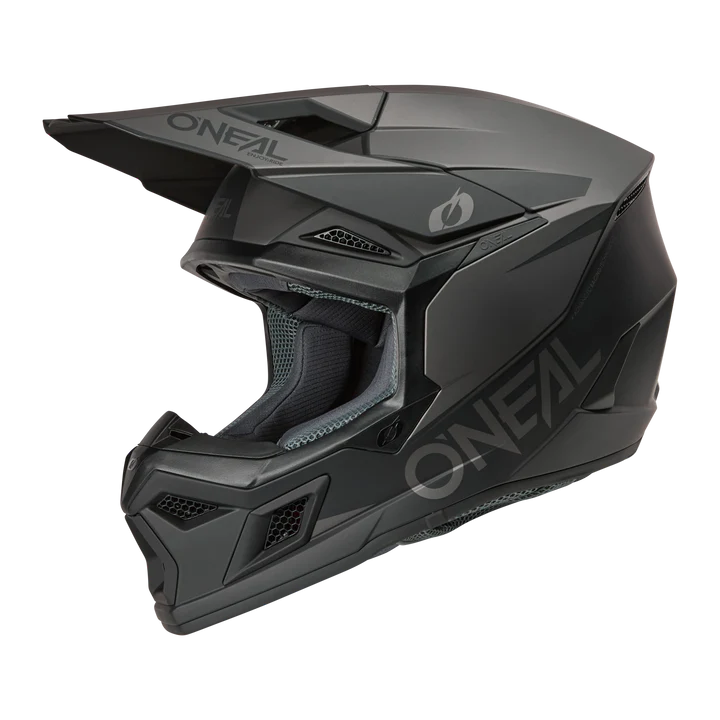 Load image into Gallery viewer, O'Neal 3 SRS Helmet Solid Black/Gray
