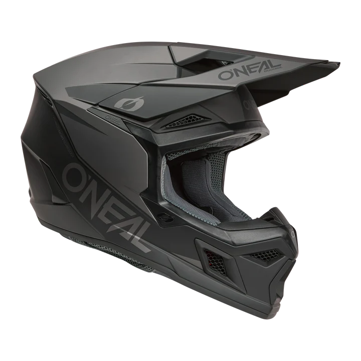 Load image into Gallery viewer, O'Neal 3 SRS Helmet Solid Black/Gray