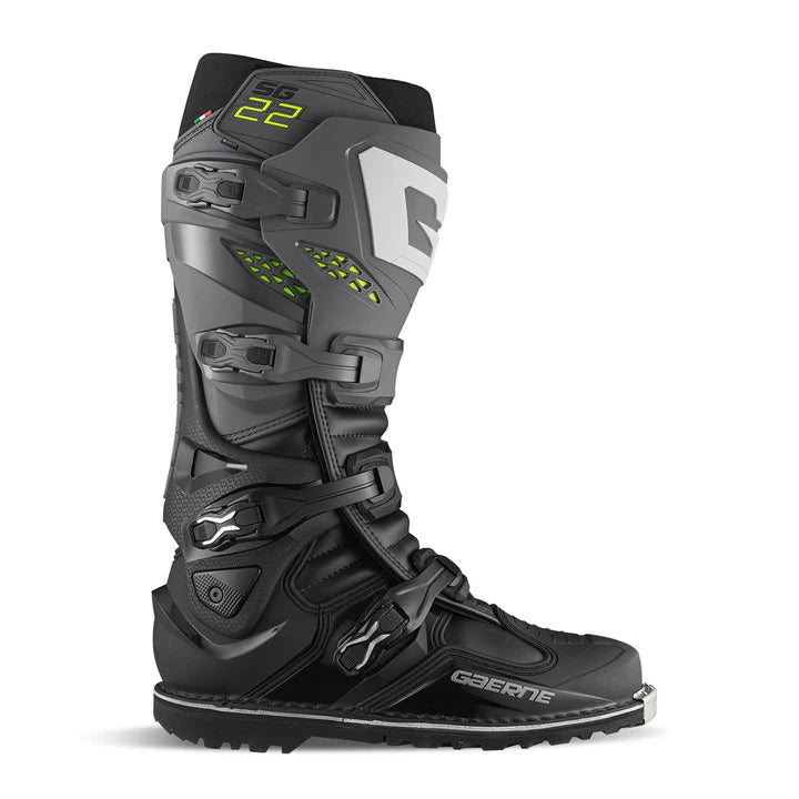 Load image into Gallery viewer, Gaerne SG22 GOR-TEX ENDURO ANTHRACITE BLACK