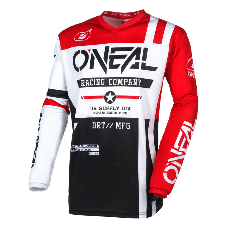 Load image into Gallery viewer, O'NEAL Element Warhawk V.24 Jersey Black/White/Red