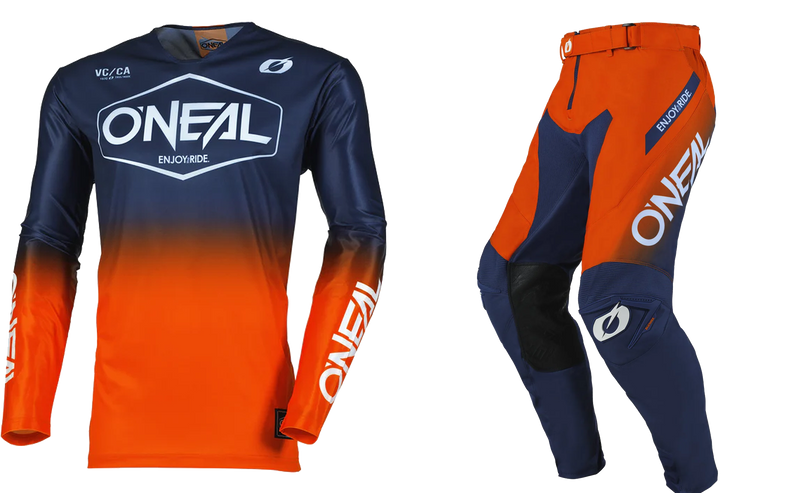Load image into Gallery viewer, O'Neal Mayhem Hexx V.25 Blue / Orange Pants & Jersey Gearset