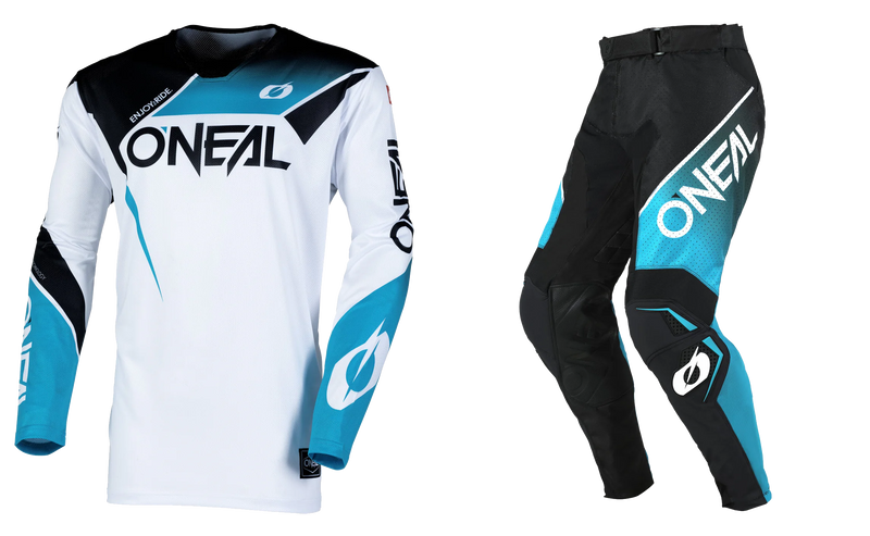 Load image into Gallery viewer, O'Neal Hardwear Air V.25 Slam Black/Teal Pants & Jersey Gearset