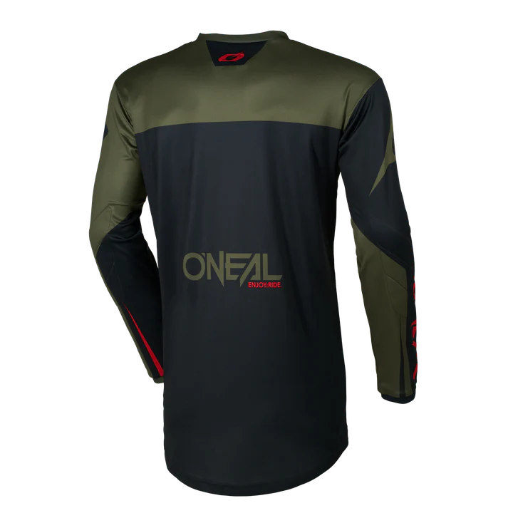 Load image into Gallery viewer, O'Neal Element Racewear Black/Olive Pants & Jersey Gearset