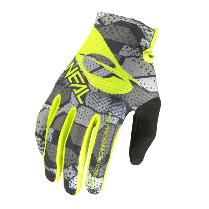 Load image into Gallery viewer, O'NEAL Matrix Glove Camo Gray/Neon Yellow