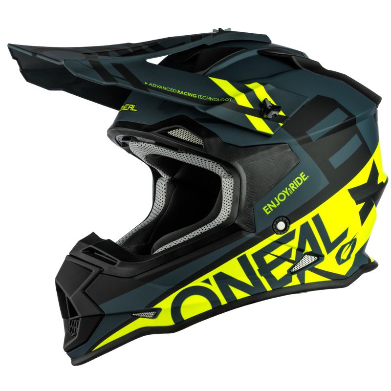 Load image into Gallery viewer, O'Neal 2 SRS Spyde Helmet Black/Neon Yellow