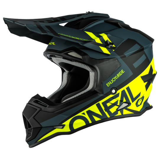 O'Neal 2 SRS Spyde Helmet Black/Neon Yellow