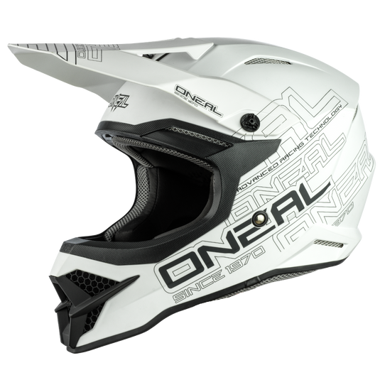 O'Neal 3 SRS Flat Helmet White