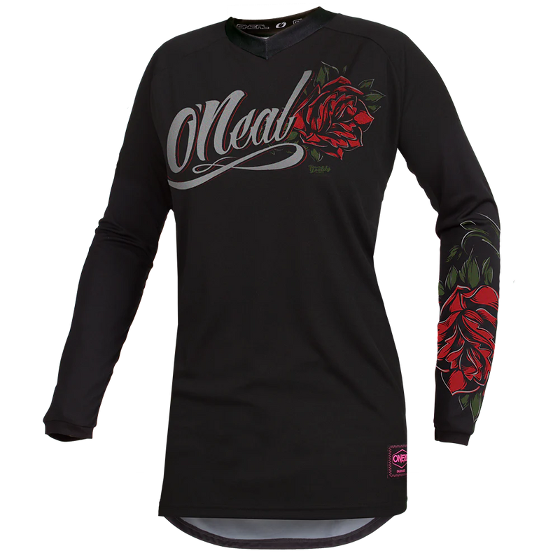 Load image into Gallery viewer, O'NEAL Women's Element Threat Jersey Black/Red