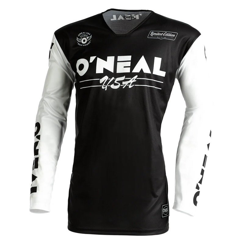 Load image into Gallery viewer, O'Neal Mayhem Bullet Jersey Black/White
