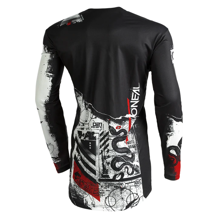 Load image into Gallery viewer, O'Neal Mayhem Scarz Jersey Black/White