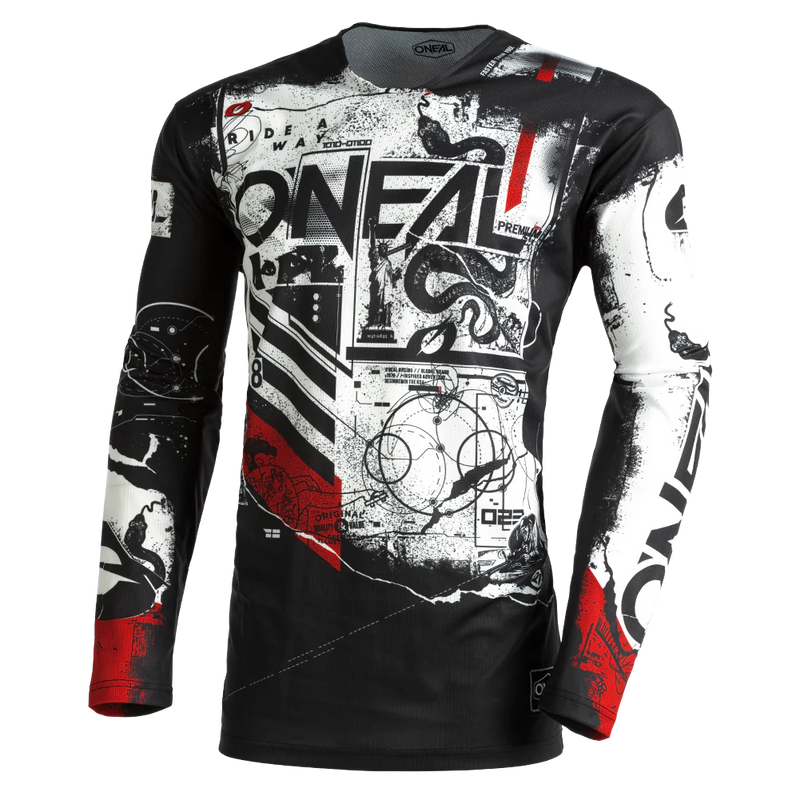 Load image into Gallery viewer, O'Neal Mayhem Scarz Jersey Black/White