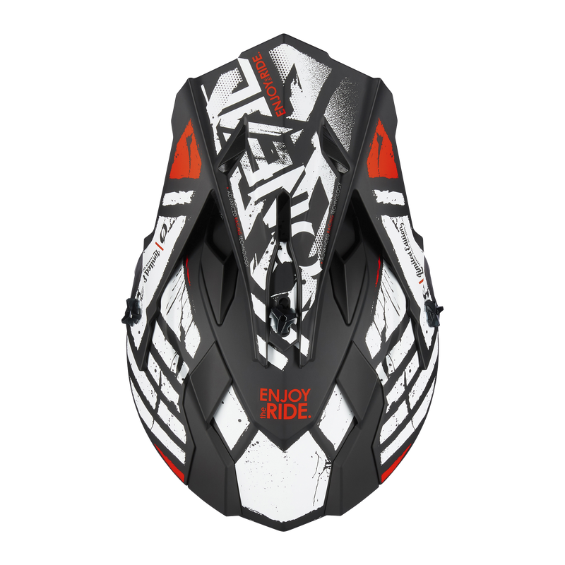 Load image into Gallery viewer, O'Neal 2 SRS Glitch V.23 Helmet Black/White