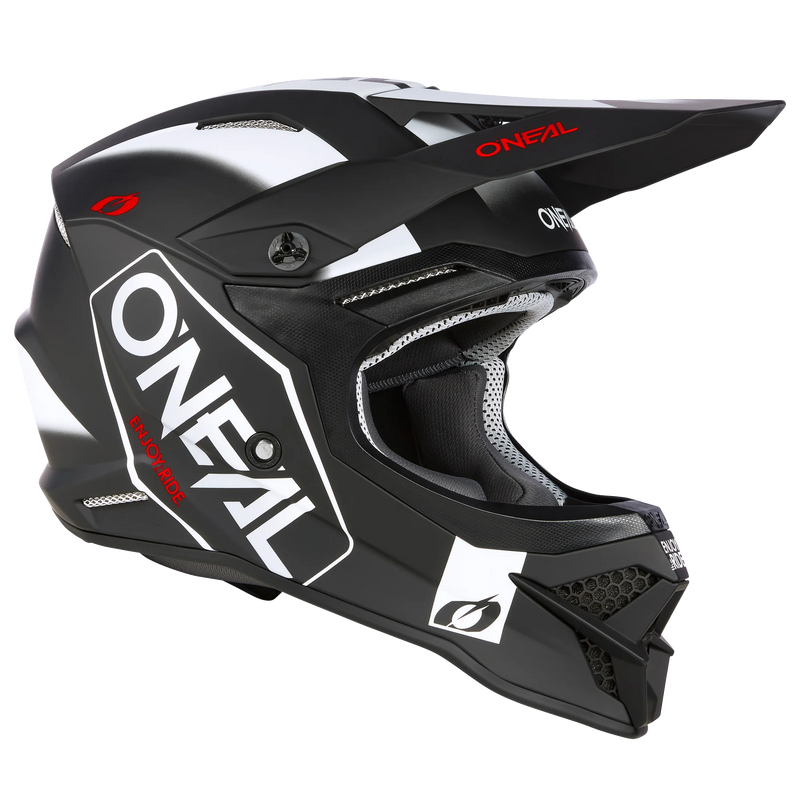 Load image into Gallery viewer, O'Neal 3 SRS Hexx V.23 Helmet Black/White