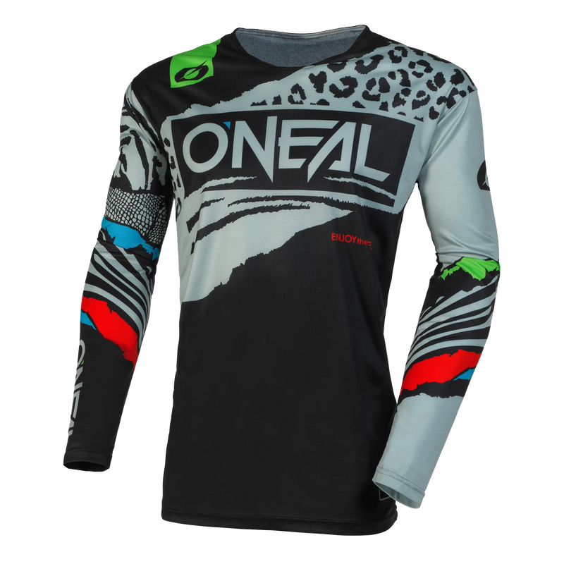 Load image into Gallery viewer, O'Neal Mayhem Wild V.23 Jersey Black/Gray