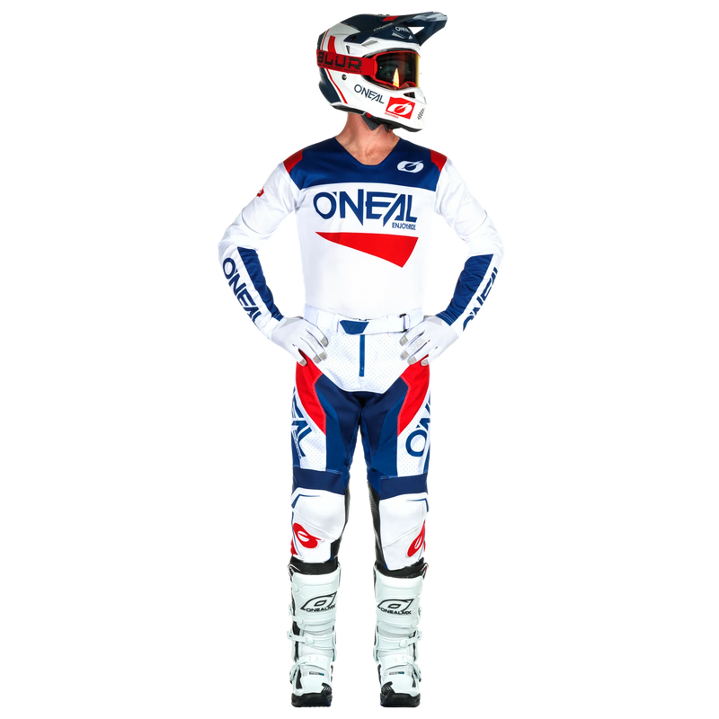 Load image into Gallery viewer, O'Neal Hardwear Air V.24 Slam Pants White/Blue/Red