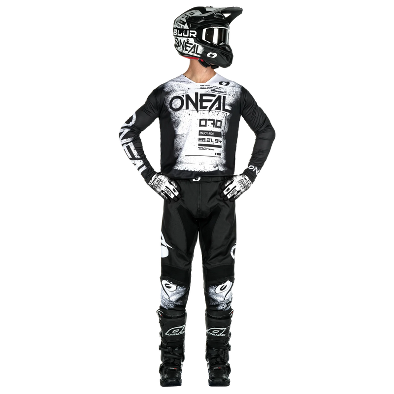 Load image into Gallery viewer, O'Neal Mayhem Scarz V.24 Jersey Black/White