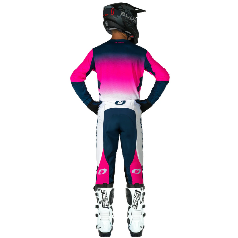Load image into Gallery viewer, O'Neal Prodigy 55 Blue/Pink Pants & Jersey Gearset