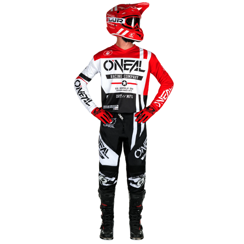 Load image into Gallery viewer, O'NEAL Element Warhawk V.24 Jersey Black/White/Red