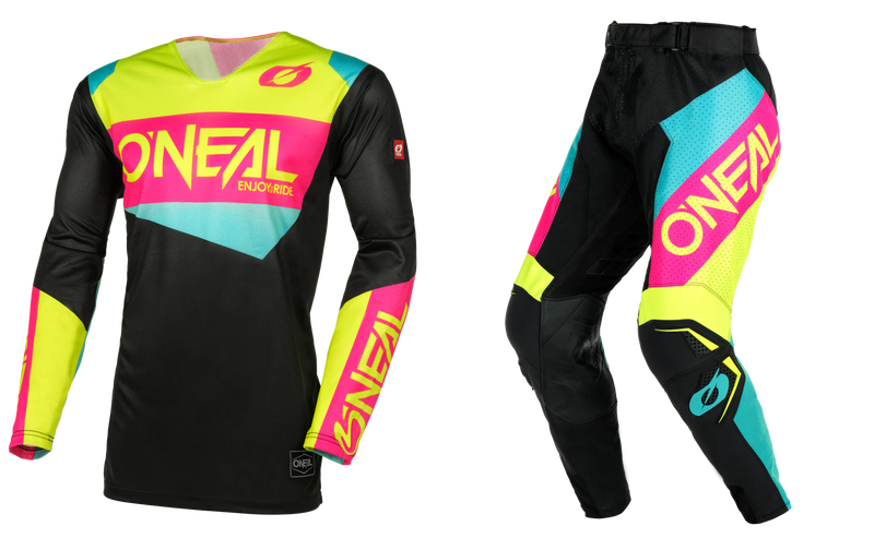 Load image into Gallery viewer, O'Neal Hardwear Air V.24 Slam Black/Neon/Pink Pants & Jersey Gearset