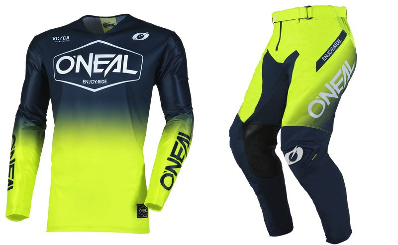 Load image into Gallery viewer, O'Neal Mayhem Hexx V.25 Blue / Neon Pants & Jersey Gearset