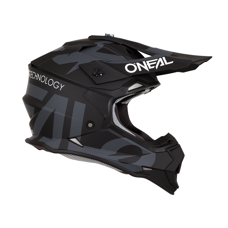Load image into Gallery viewer, O'Neal 2 SRS Slick Helmet Black/Gray