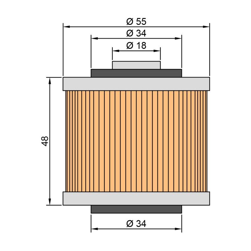Load image into Gallery viewer, Twin Air Oil Filter Yamaha XV/XVC/TT/XT/FZR/TDM
