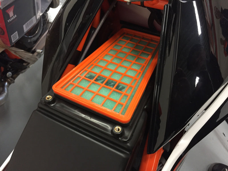 Load image into Gallery viewer, Twin Air Backfire Air Filter + Frame for Kit Husqvarna SM/Enduro 701 16-19 KTM 690 Enduro R/SM 08-19

