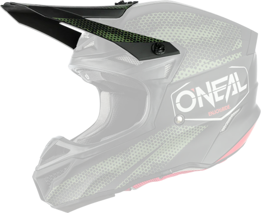 Replacement O'Neal 5 SRS Covert Black/Green Visor
