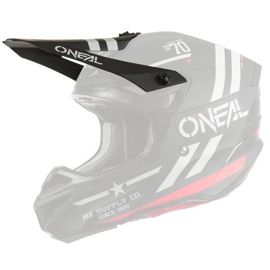 Replacement O'Neal 5 SRS Squadron Black/Gray Helmet Visor
