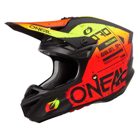 O'Neal 5 SRS Scarz V.24 Helmet Black/Red