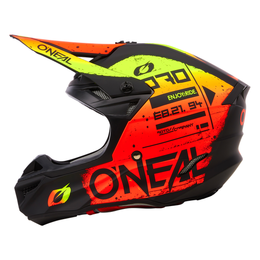 O'Neal 5 SRS Scarz V.24 Helmet Black/Red