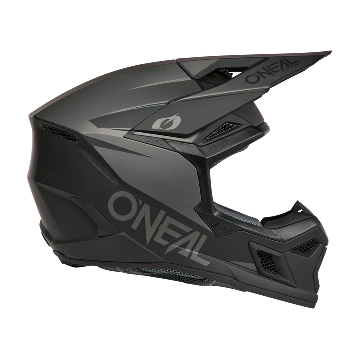 Load image into Gallery viewer, O&#39;Neal 3 SRS Helmet Solid Black/Gray
