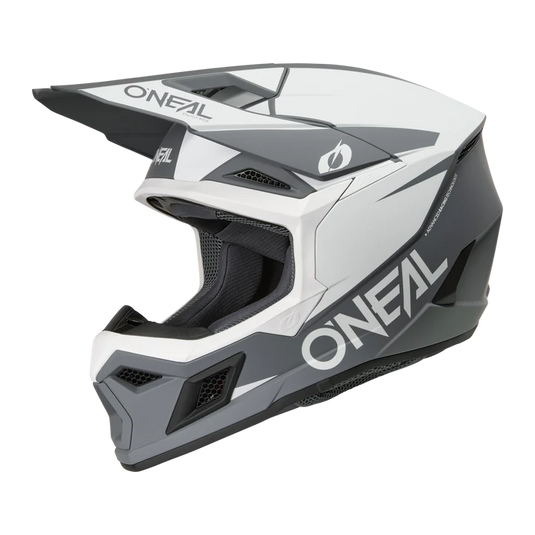 O'Neal 3 SRS Helmet Solid White/Black