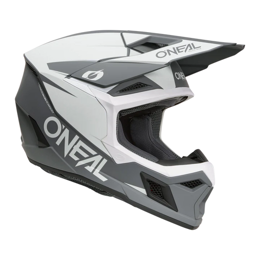 O'Neal 3 SRS Helmet Solid White/Black
