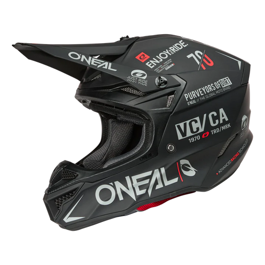 O'Neal 5 SRS Brand Helmet Black/Gray