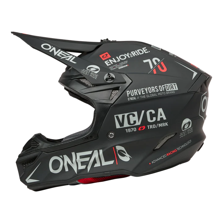 Load image into Gallery viewer, O&#39;Neal 5 SRS Brand Helmet Black/Gray
