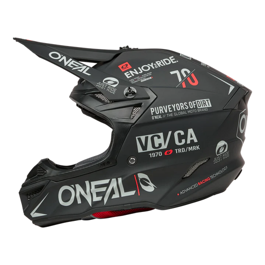 O'Neal 5 SRS Brand Helmet Black/Gray